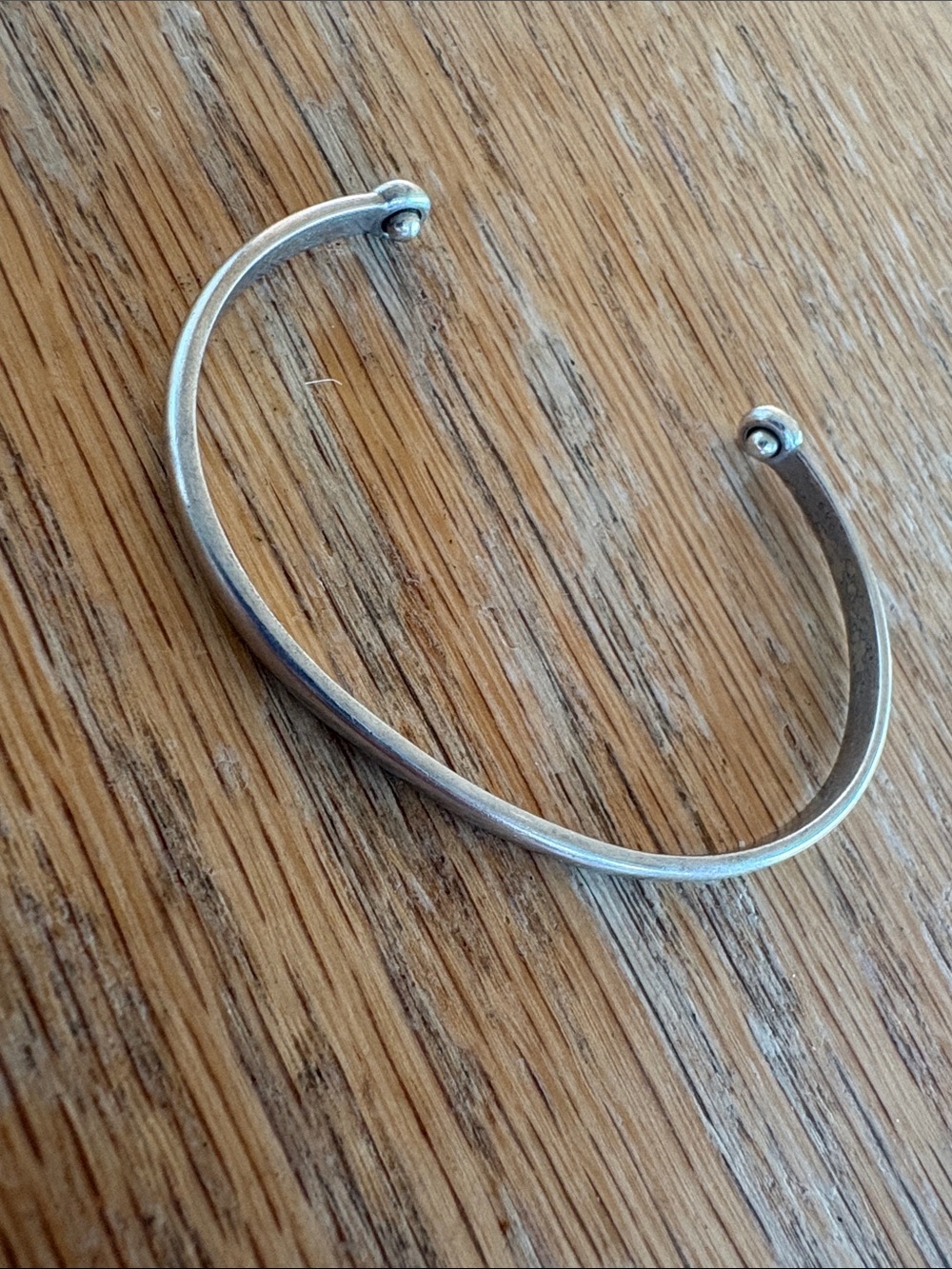 Oxo Silver-Tone Open Cuff Bracelet